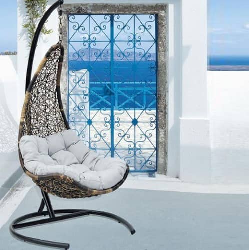 Купить Кресло Wind подвесное коричневое по низкой цене