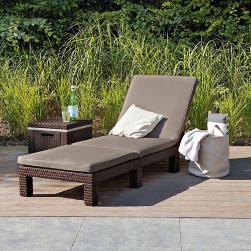 Купить Шезлонг Keter Daytona коричневый по низкой цене