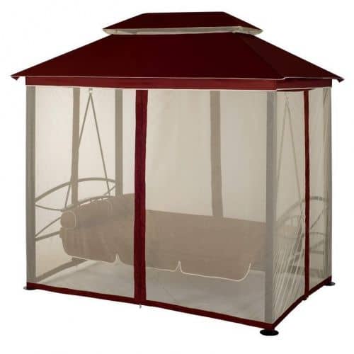 Купить Беседка-качели Удачная Мебель Пальмира Винная по низкой цене