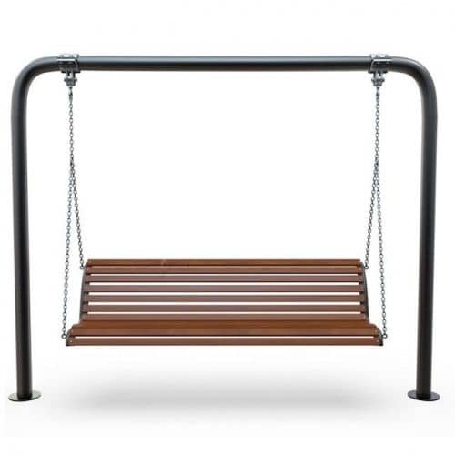 Купить Качели Хоббика Бульвар парковые палисандр по низкой цене