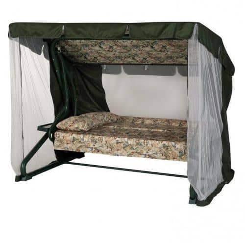 Купить Качели Удачная Мебель Валенсия садовые зелёные по низкой цене