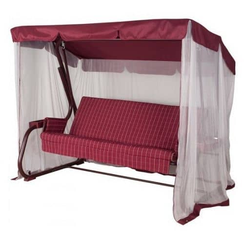 Купить Качели Даметекс Варадеро Премиум садовые бордо по низкой цене