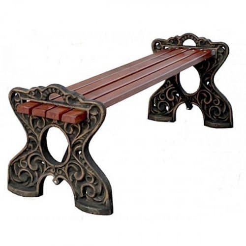 Купить Банкетка Хоббика Камелия чугунная палисандр 150 см по низкой цене