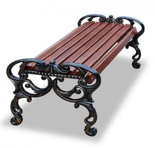 Купить Банкетка Хоббика Трон чугунная палисандр 180 см по низкой цене