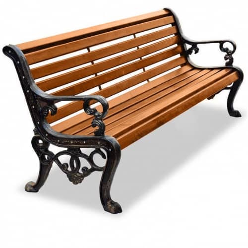 Купить Скамейка Хоббика Аллея груша чугунная 150 см по низкой цене