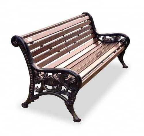 Купить Скамейка Хоббика Новый парк чугунная 150 см по низкой цене