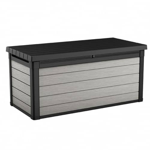 Купить Сундук Keter Denali DuoTech Deck Box из пластика антрацит 397 л по низкой цене