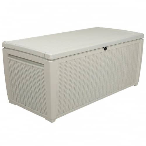Купить Сундук Keter Pool Box из пластика белый 500 л по низкой цене