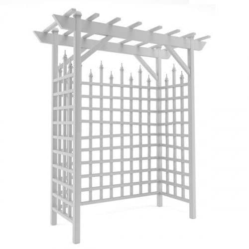 Купить Пергола Хоббика Зимний сад 10048 без скамейки серая по низкой цене