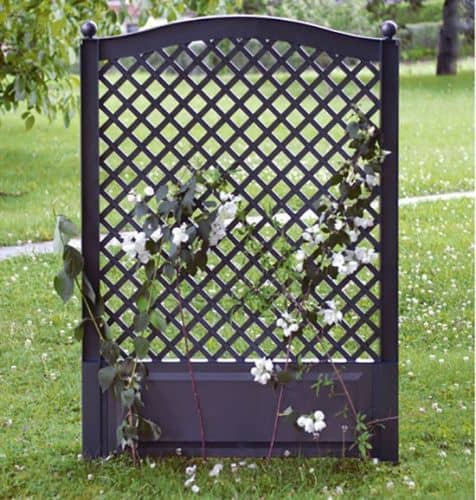 Купить Шпалера KHW 37705 со штырями для установки антрацит 1000 мм по низкой цене