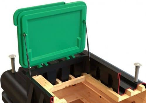 Купить Крышка Rodlex Tortila R-KT для погреба зеленая по низкой цене