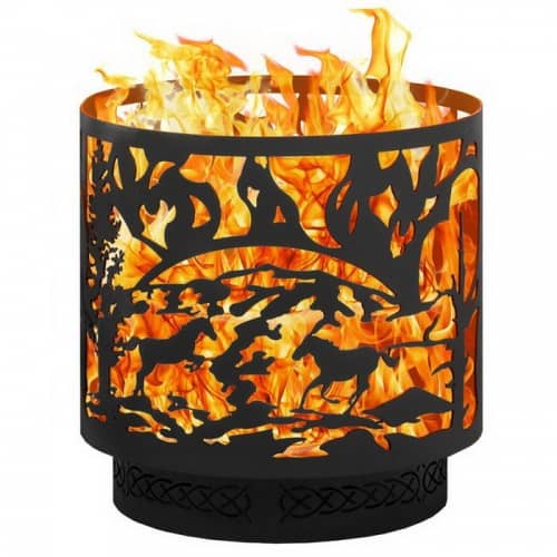 Купить Очаг-костровище Metalex Кони по низкой цене