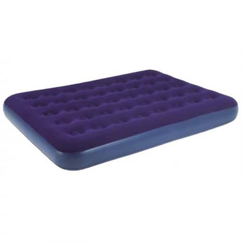 Купить Матрас Relax Flocked Air Bed Queen 20256-1 надувной синий по низкой цене