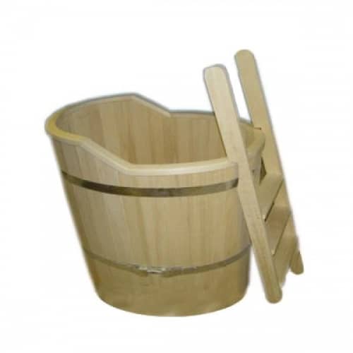 Купить Купель КО-1 одноместная осина 0,6х0,9х0,9 м по низкой цене