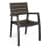 Купить Стул Keter Harmony Armchair пластиковый Графит-капучино по низкой цене