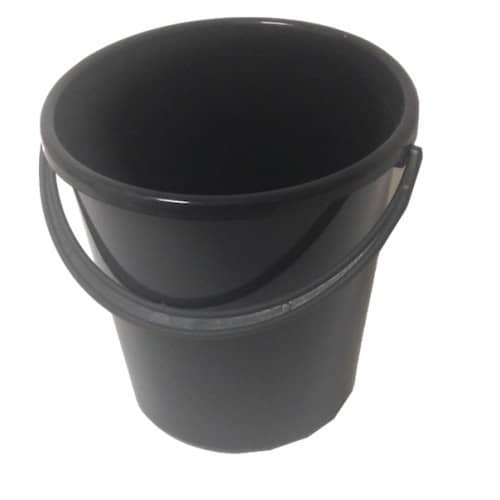 Купить Ведро Огородное 21-811 КГ2517 20121 пластмассовое черное 8 л по низкой цене