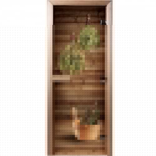 Купить Дверь Doorwood Фотопечать A004 для сауны стеклянная 800х2000 мм по низкой цене
