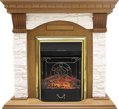 Купить Каминокомплект Royal Flame Dublin Fobos FX, дуб по низкой цене