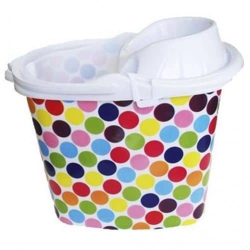 Купить Ведро Fit Конфетти 69011 с отжимом для мопа по низкой цене