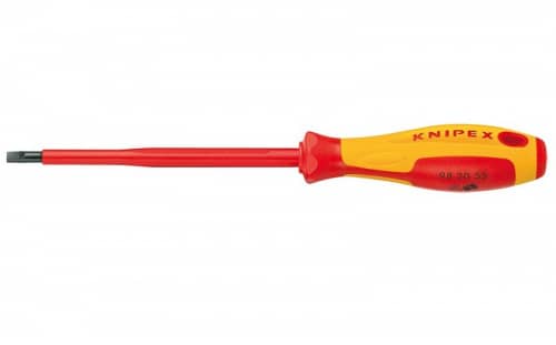 Купить Отвертка Knipex для винтов с шлицевыми головками, 202 мм по низкой цене