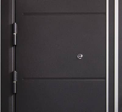 Купить Дверь Промет С4 Гранит входная металлическая левая снаружи металл Черный муар внутри МДФ Бодега рубин 2066х880 мм по низкой цене