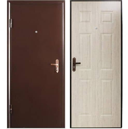 Купить Дверь Промет Б3 Мастер входная металлическая левая снаружи металл Антик медный внутри МДФ Дуб Пикар 2050х850 мм по низкой цене