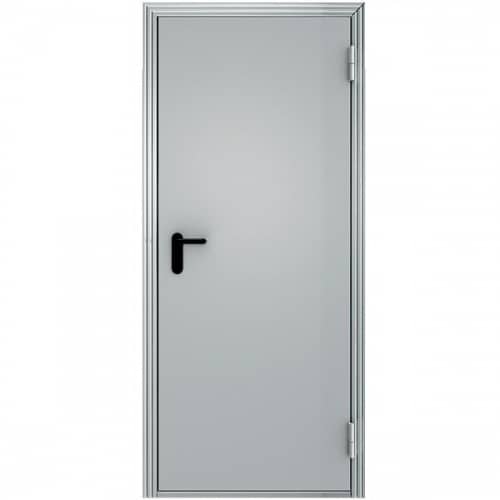 Купить Дверь Меги ПДС-1 EI60 входная противопожарная стальная правая RAL 7038 2050х970 мм по низкой цене