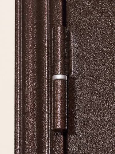 Купить Дверь Меги 541 входная металлическая левая снаружи металл Медный антик внутри МДФ Беленый дуб 2050х970 мм по низкой цене