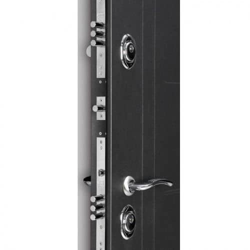 Купить Дверь Дверной Континент входная металлическая Сити-С правая Венге 860x2050 мм по низкой цене