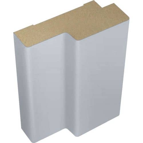 Купить Комплект дверной коробки Velldoris 74х30 мм ламинированный серый RAL 7040 670х2076 мм по низкой цене