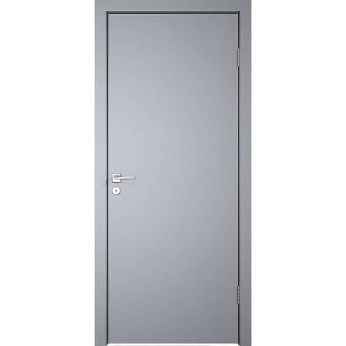 Купить Дверное полотно Velldoris Smart серое окрашенное RAL 7040 глухое 2040х925 мм без замка по низкой цене