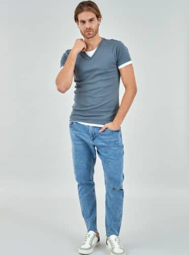 Купить Футболка Piazza голубая по низкой цене