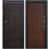 Купить Дверь МеталЮр М5 входная металлическая правая снаружи МДФ винорит Венге внутри МДФ винорит Темный орех 2050х860 мм по низкой цене