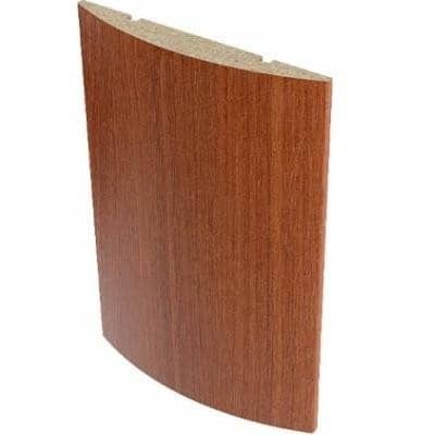 Купить Наличник Verda МДФ полукруглый финиш-пленка прямой Итальянский орех 70 мм по низкой цене