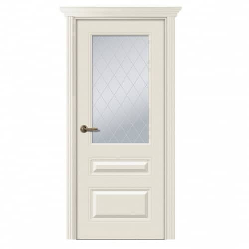 Купить Дверное полотно Belwooddoors Роялти Жемчуг стекло мателюкс 2000х700 мм по низкой цене