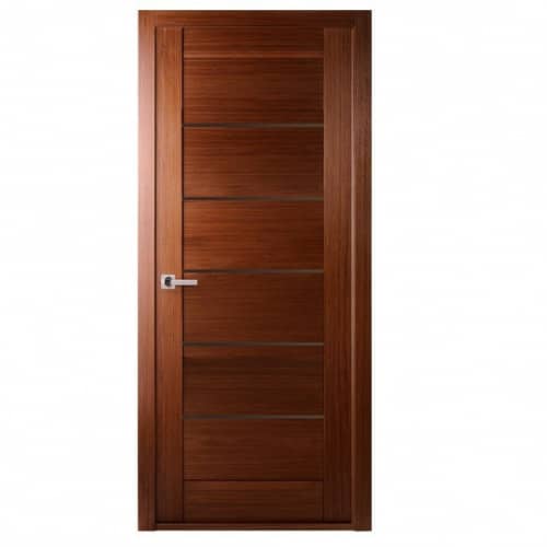 Купить Дверное полотно Belwooddoors Мирелла Орех глухое 2000х600 мм по низкой цене