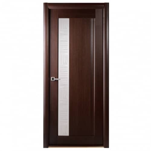 Купить Дверное полотно Belwooddoors Ланда Венге стекло мателюкс 2000х700 мм по низкой цене