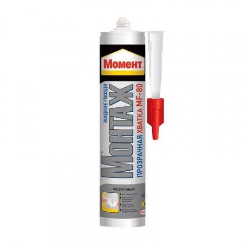 Купить Клей-герметик Henkel Момент Монтаж Универсальный Прозрачная Хватка 300 г по низкой цене