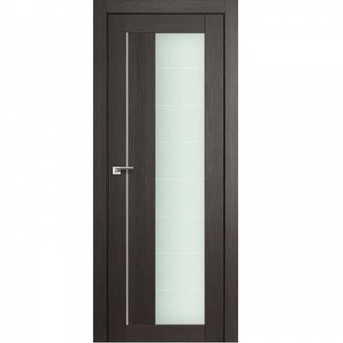 Купить Дверное полотно Profil Doors 47х экошпон Грей мелинга стекло Varga 2000х600 мм по низкой цене