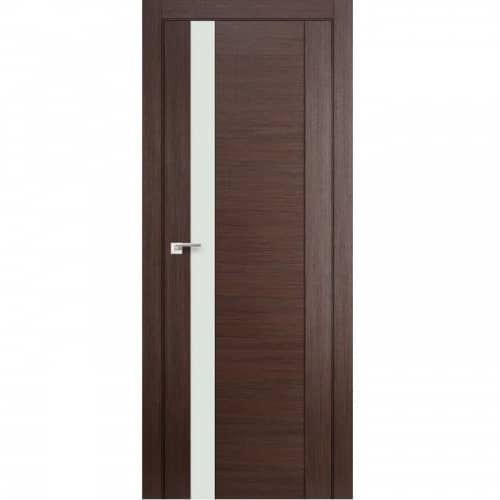 Купить Дверное полотно Profil Doors 62х экошпон Венге мелинга стекло черный лак 2000х800 мм по низкой цене
