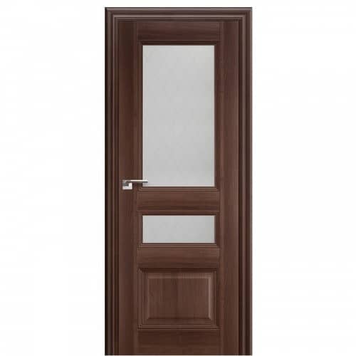 Купить Дверное полотно Profil Doors 68Х экошпон Орех Сиена со стеклом Ромб 2000х900 мм по низкой цене
