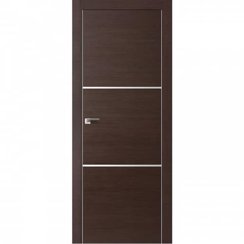 Купить Дверное полотно Profil Doors 2Z экошпон Венге кроскут с врезкой под магнитный замок и скрытые петли 900Х2000 мм по низкой цене