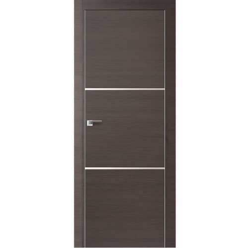 Купить Дверное полотно Profil Doors 2Z экошпон Грей кроскут с врезкой под магнитный замок и скрытые петли 2000х700 мм по низкой цене
