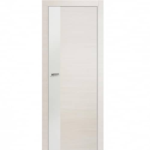 Купить Дверное полотно Profil Doors 14Z экошпон Эшвайт кроскут стекло белое с врезкой под магнитный замок и скрытые петли 2000х700 мм по низкой цене
