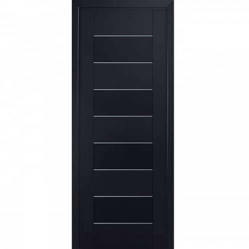 Купить Дверное полотно Profil Doors 45U экошпон Черный матовый 2000х900 мм по низкой цене