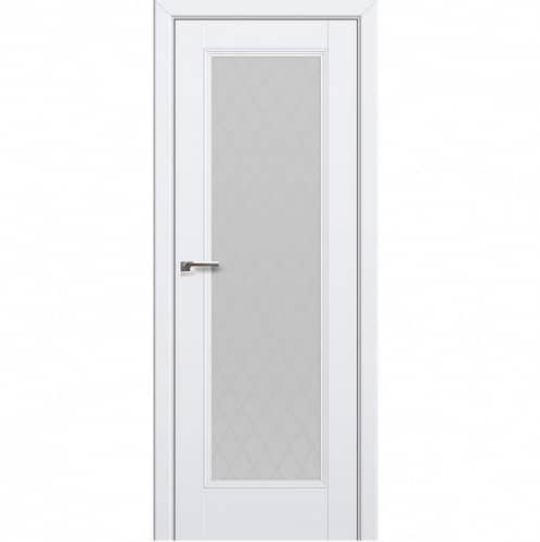 Купить Дверное полотно Profil Doors 65U экошпон Аляска стекло ромб 2000х800 мм по низкой цене