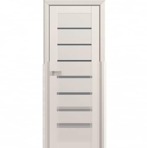 Купить Дверное полотно Profil Doors 71U экошпон Магнолия сатинат стекло графит 2000х600 мм по низкой цене