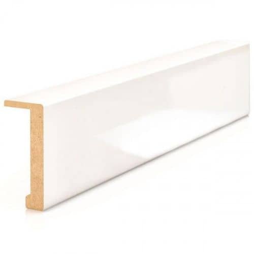 Купить Наличник Profil Doors телескопический экошпон прямой Белый люкс 2150х70х16 мм по низкой цене
