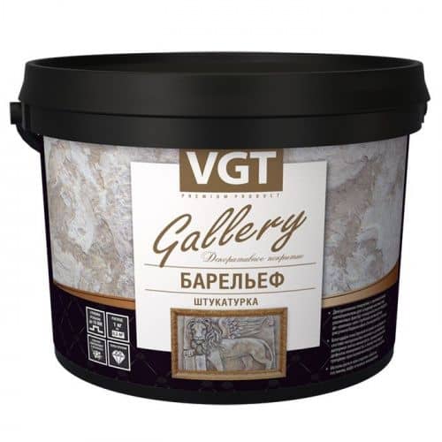 Купить Штукатурка VGT Gallery Барельеф декоративная фактурная с волокнами целлюлозы 6 кг по низкой цене