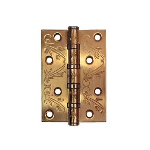 Купить Петля Adden Bau дверная 100X70X2.5 4BB Flo с четырьмя подшипниками Satin Gold по низкой цене
